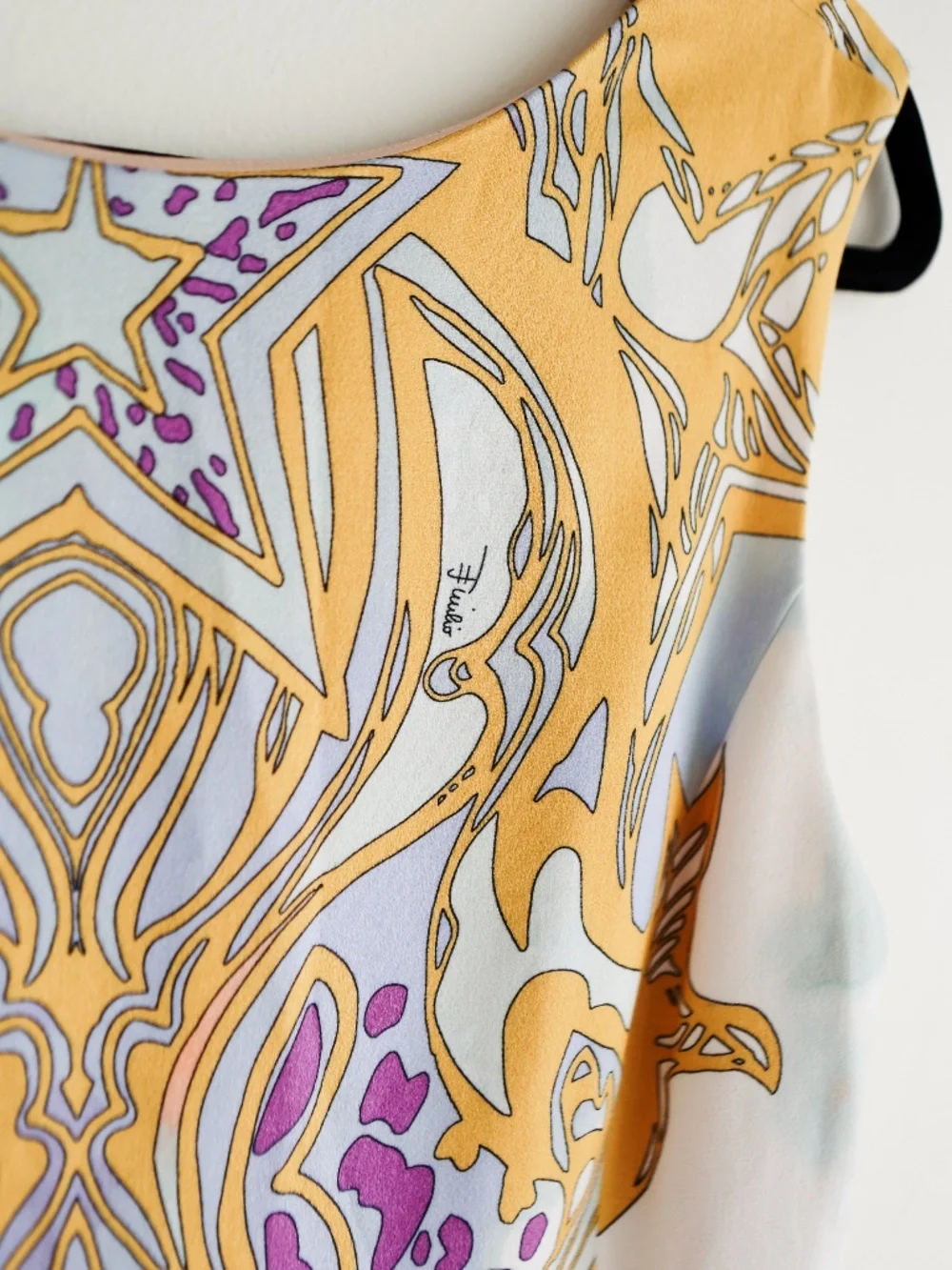 PUCCI spring 2016 pastel silk shift dress 38 IT US 8 - Picture 4 of 11